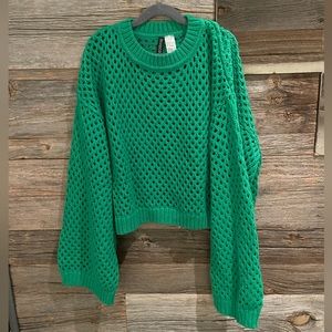Green sweater
